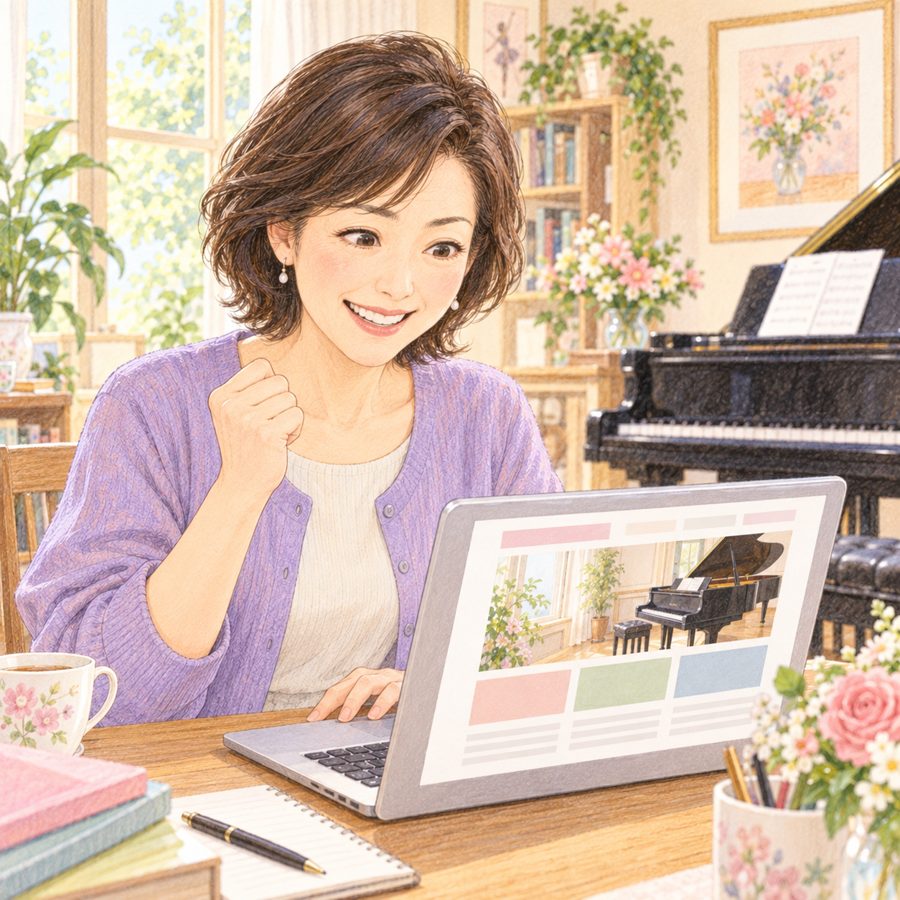 ピアノ教室のGoogleビジネスプロフィール書き方｜グーグルマップの説明文例つき